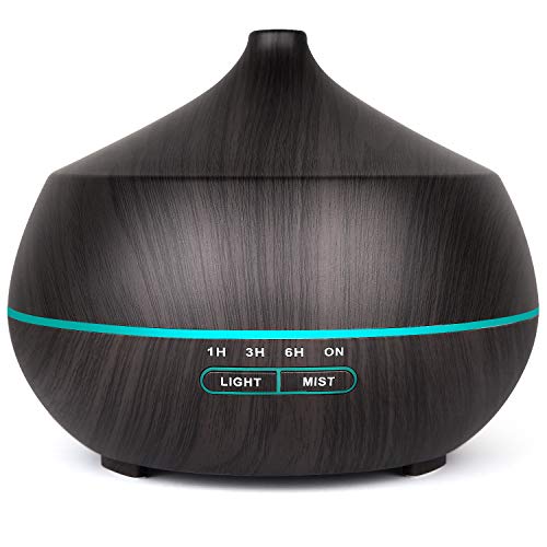 400ml Aroma Diffuser,TENSWALL Luftbefeuchter Ultraschall Duftlampe mit 7 Farben LED für zuhause, Yoga, Büro, SPA, Schlafzimmer 400ml Aroma Diffuser,TENSWALL Luftbefeuchter Ultraschall Duftlampe mit 7 Farben LED für zuhause, Yoga, Büro, SPA, Schlafzimmer
