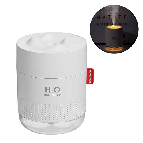 USB Luftbefeuchter 500ml,Mini Ultraschall Air Humidifier Ultra Leise 20dB Raumluftbefeuchter-Bis zu 10-15 Stunden Dauerbetrieb,Automatische Abschaltung Tragbarer Luftbefeuchter für Haus Yoga Büro USB Luftbefeuchter 500ml,Mini Ultraschall Air Humidifier Ultra Leise 20dB Raumluftbefeuchter-Bis zu 10-15 Stunden Dauerbetrieb,Automatische Abschaltung Tragbarer Luftbefeuchter für Haus Yoga Büro