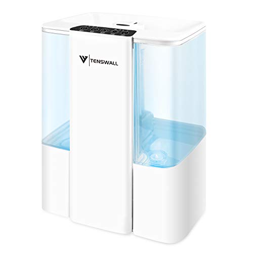 5L Ultraschall Luftbefeuchter, TENSWALL Humidifier mit 7 Farben LED für zuhause, Yoga, Büro, SPA, Schlafzimmer,Auto-Abschaltung 5L Ultraschall Luftbefeuchter, TENSWALL Humidifier mit 7 Farben LED für zuhause, Yoga, Büro, SPA, Schlafzimmer,Auto-Abschaltung