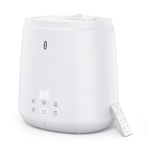 TaoTronics Ultrasonic Luftbefeuchter, 6L Warmer/Kühler Nebel Top Fill Luftbefeuchter mit Fernbedienung, Kundenspezifische Luftfeuchtigkeit, Schale für Ätherisches Öl, für Schlafzimmer/Wohnzimmer/Büros TaoTronics Ultrasonic Luftbefeuchter, 6L Warmer/Kühler Nebel Top Fill Luftbefeuchter mit Fernbedienung, Kundenspezifische Luftfeuchtigkeit, Schale für Ätherisches Öl, für Schlafzimmer/Wohnzimmer/Büros