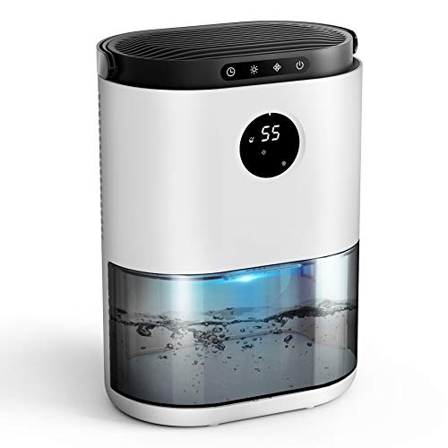 Luftentfeuchter 2300ml mit Display, Automatisches Abtauen Entfeuchter mit Doppel-Halbleiter, Elektrischer Raumentfeuchter Luftreiniger, Ultra Leise für Schrank, Badezimmer, Schlafzimmer, Büro Luftentfeuchter 2300ml mit Display, Automatisches Abtauen Entfeuchter mit Doppel-Halbleiter, Elektrischer Raumentfeuchter Luftreiniger, Ultra Leise für Schrank, Badezimmer, Schlafzimmer, Büro