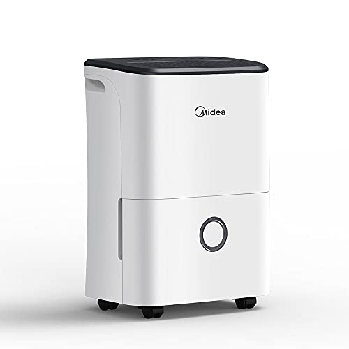 Midea Luftentfeuchter, 20L/24h, Raumgröße ca.100m³(40m²), DF-20DEN7-WF, APP-fähig, 24H Timer, Wassertank 3L, Weiß Midea Luftentfeuchter, 20L/24h, Raumgröße ca.100m³(40m²), DF-20DEN7-WF, APP-fähig, 24H Timer, Wassertank 3L, Weiß