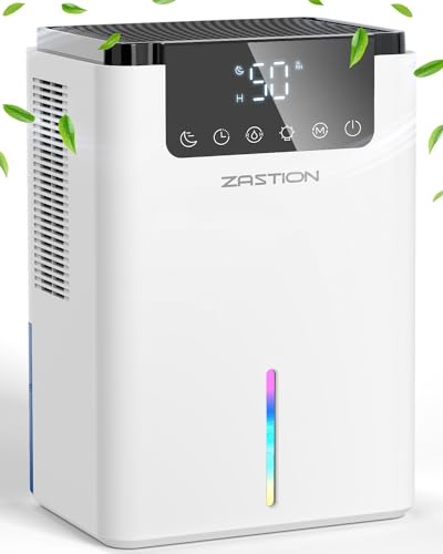 ZASTION Luftentfeuchter Elektrisch Entfeuchter 2.2L Raumentfeuchter Leise Dehumidifier Mit Funktion Abtauen & Schlafmodus, Luftreinigung und Gegen Feuchtigkeit, Ideal für Schlafzimmer Badezimmer ZASTION Luftentfeuchter Elektrisch Entfeuchter 2.2L Raumentfeuchter Leise Dehumidifier Mit Funktion Abtauen & Schlafmodus, Luftreinigung und Gegen Feuchtigkeit, Ideal für Schlafzimmer Badezimmer
